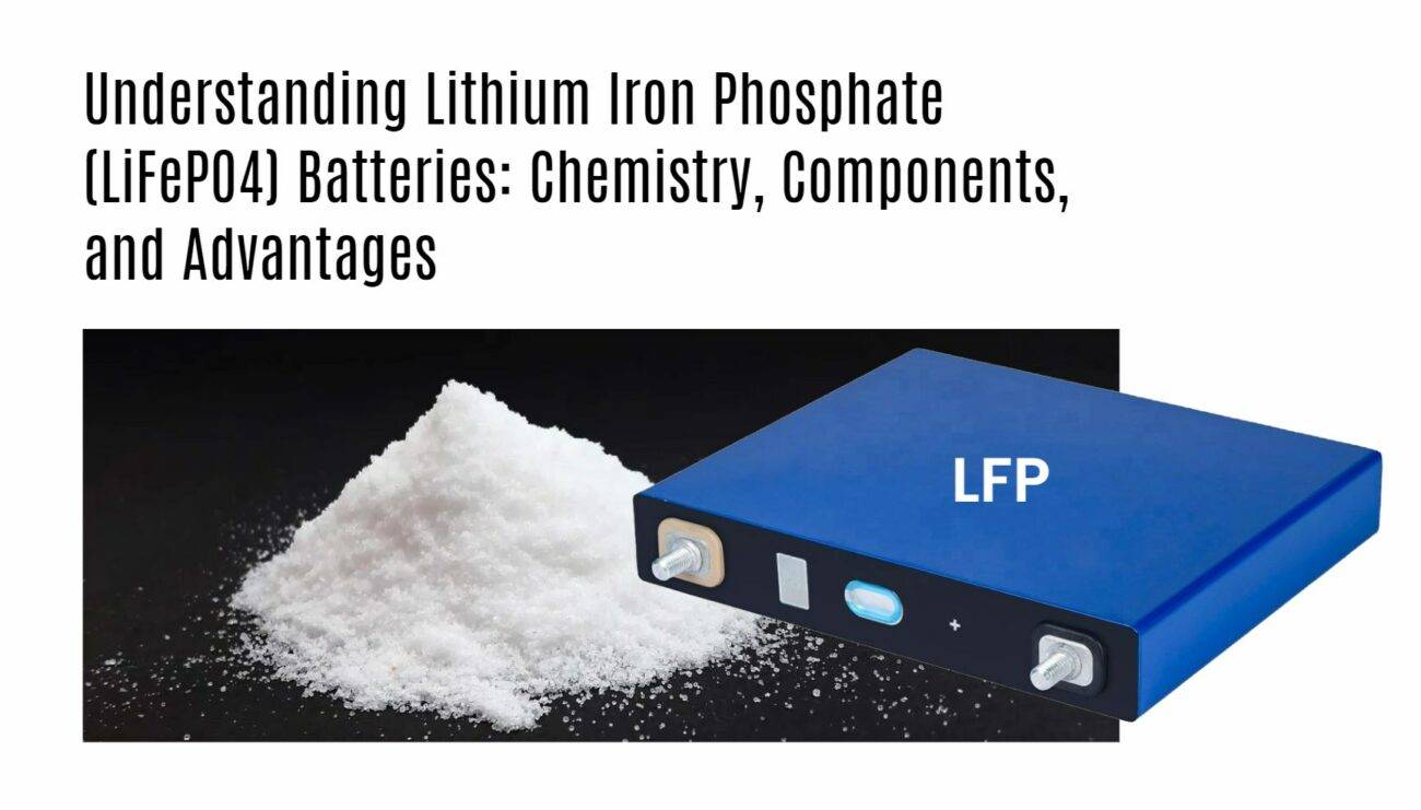 Understanding Lithium Iron Phosphate (LiFePO4) Batteries: Chemistry, Components, and Advantages, LFP cell