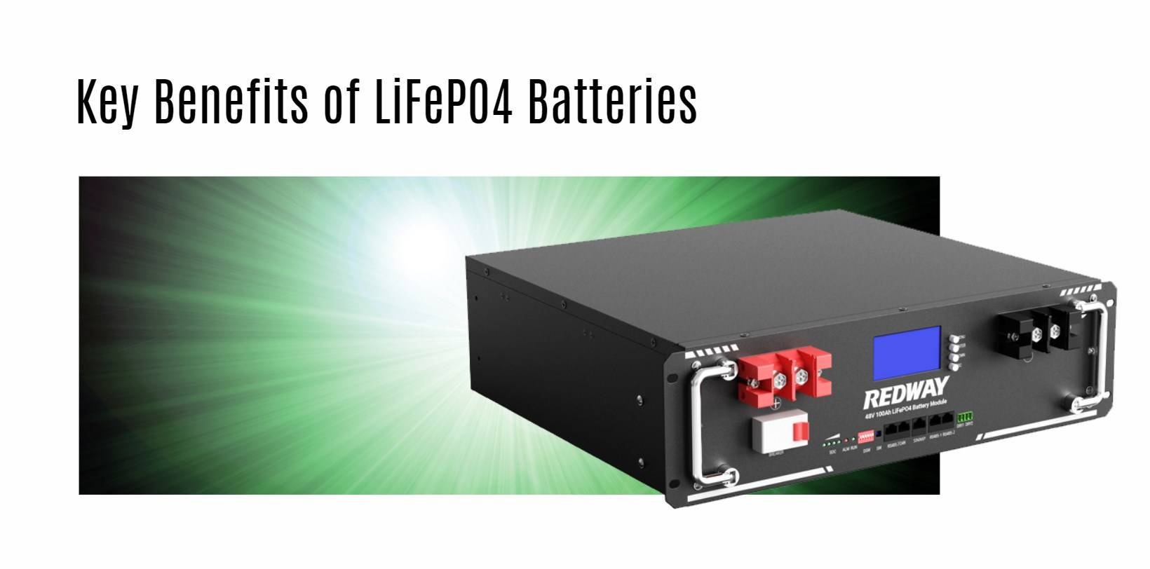 Key Benefits of LiFePO4 Batteries. server rack battery and golf cart lithium battery odm oem factory