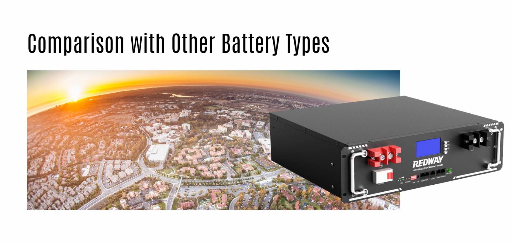 Comparison with Other Battery Types. Exploring the Advantages of LiFePO4 Batteries for Modern Applications. 48v 100ah server rack battery factory