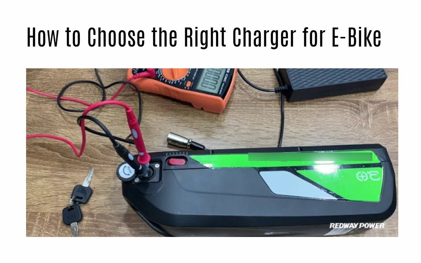 How to Choose the Right Charger for Your E-Bike: A Comprehensive Guide