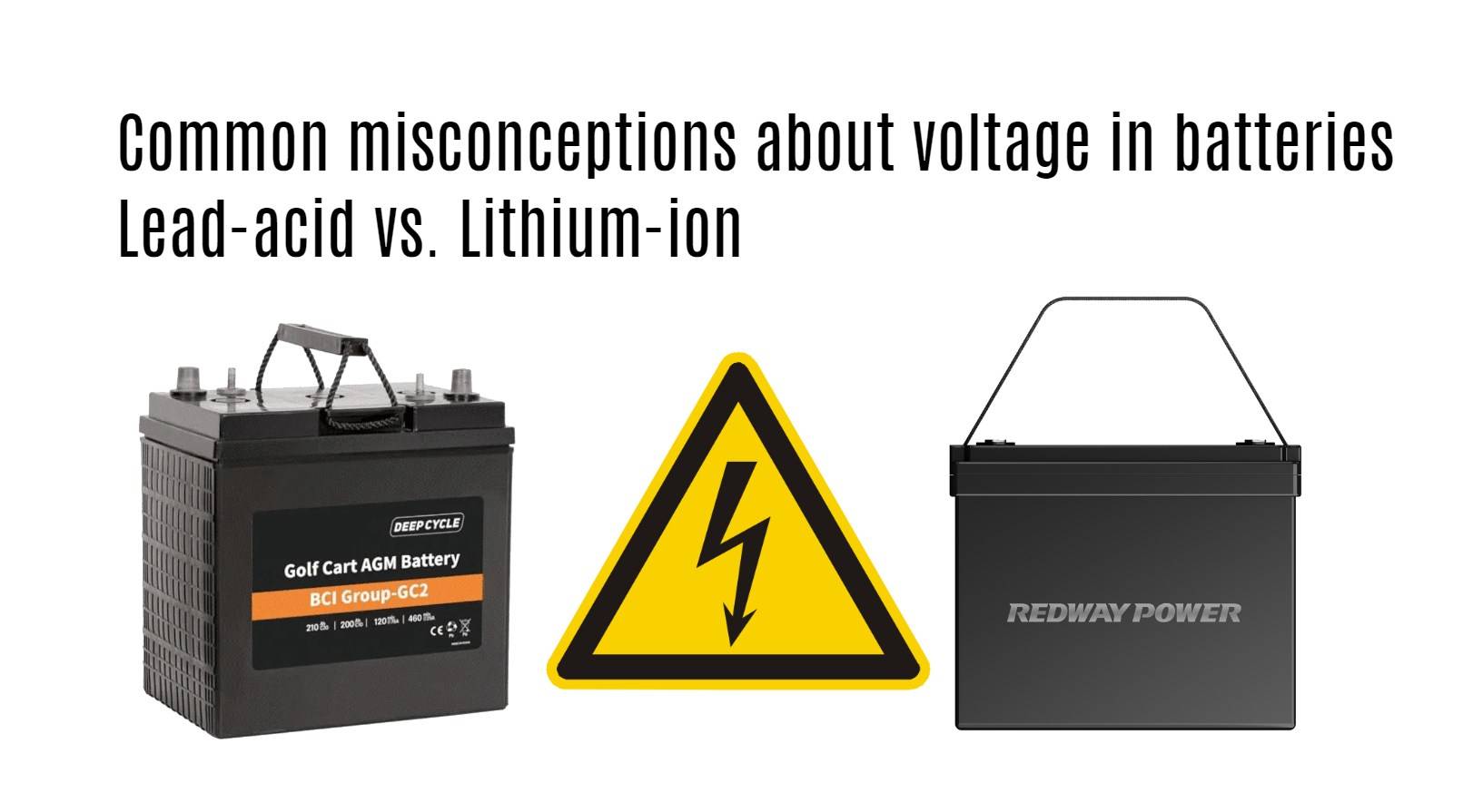 Common misconceptions about voltage in batteries Lead-acid vs. Lithium-ion. 12v 100ah rv lithium battery factory oem manufacturer marine boat