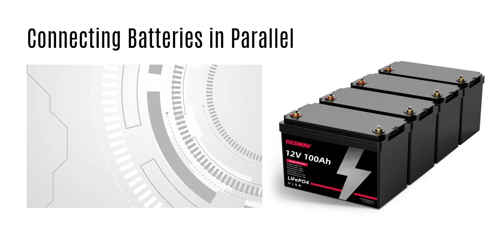 Connecting Batteries in Parallel 12v 100ah rv lithium battery factory oem manufacturer marine boat