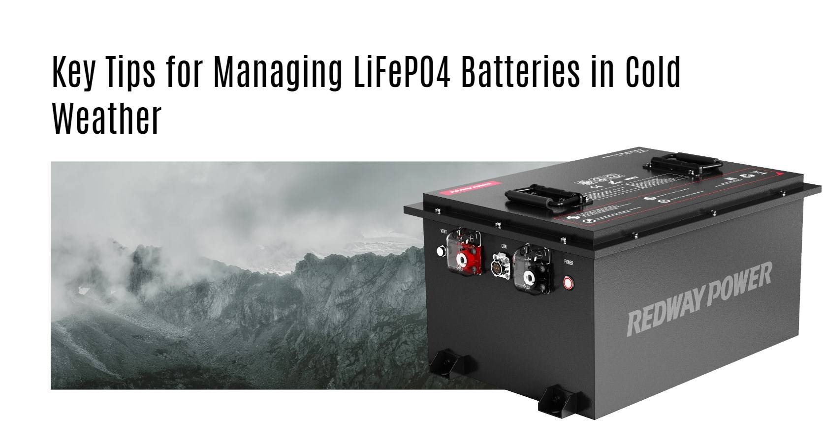 Key Tips for Managing LiFePO4 Batteries in Cold Weather 48v 100ah golf cart lithium battery factory manufacturer oem lifepo4 lfp