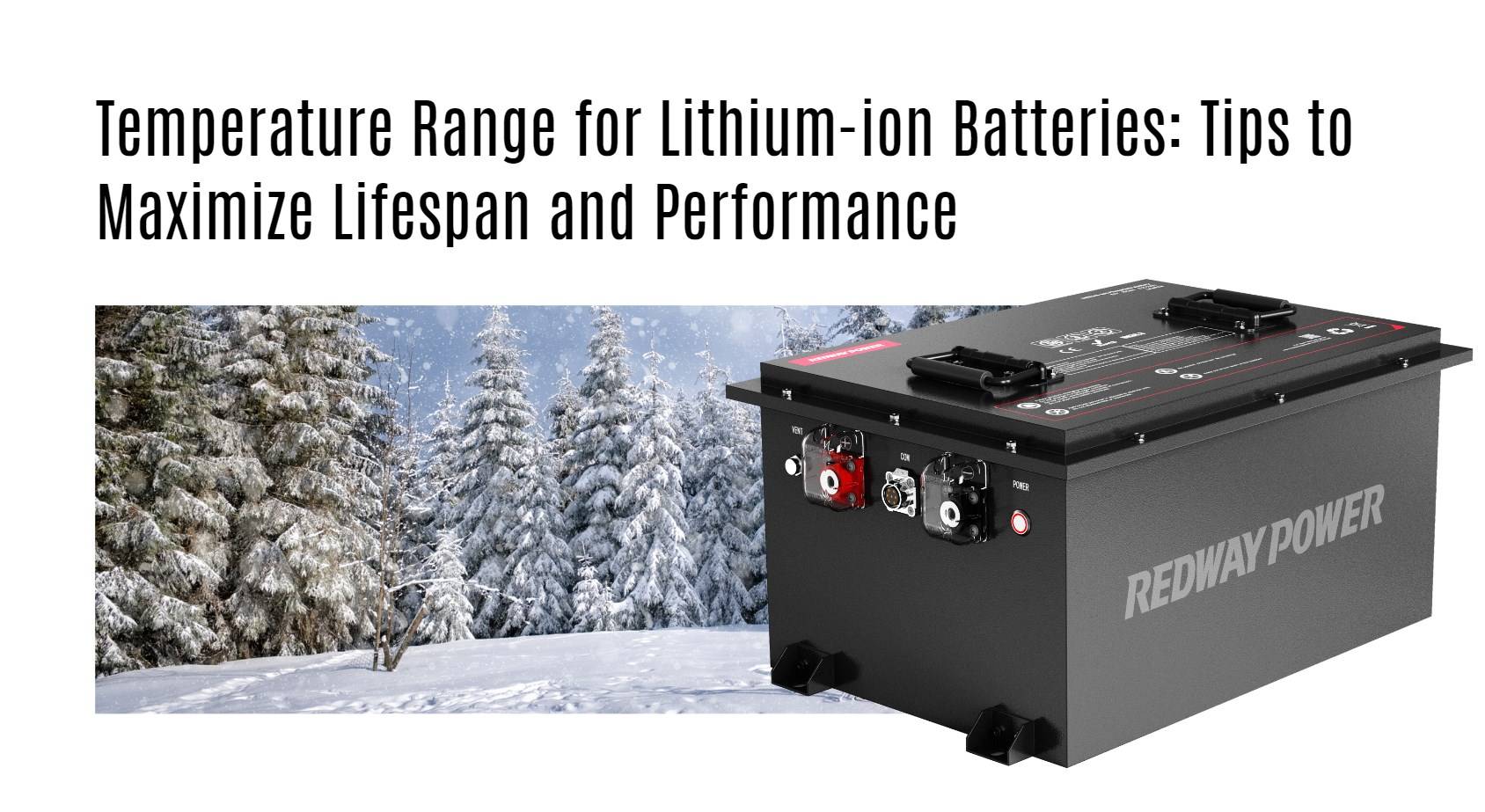 Temperature Range for Lithium-ion Batteries: Tips to Maximize Lifespan and Performance 48v 100ah golf cart lithium battery factory manufacturer oem lifepo4 lfp