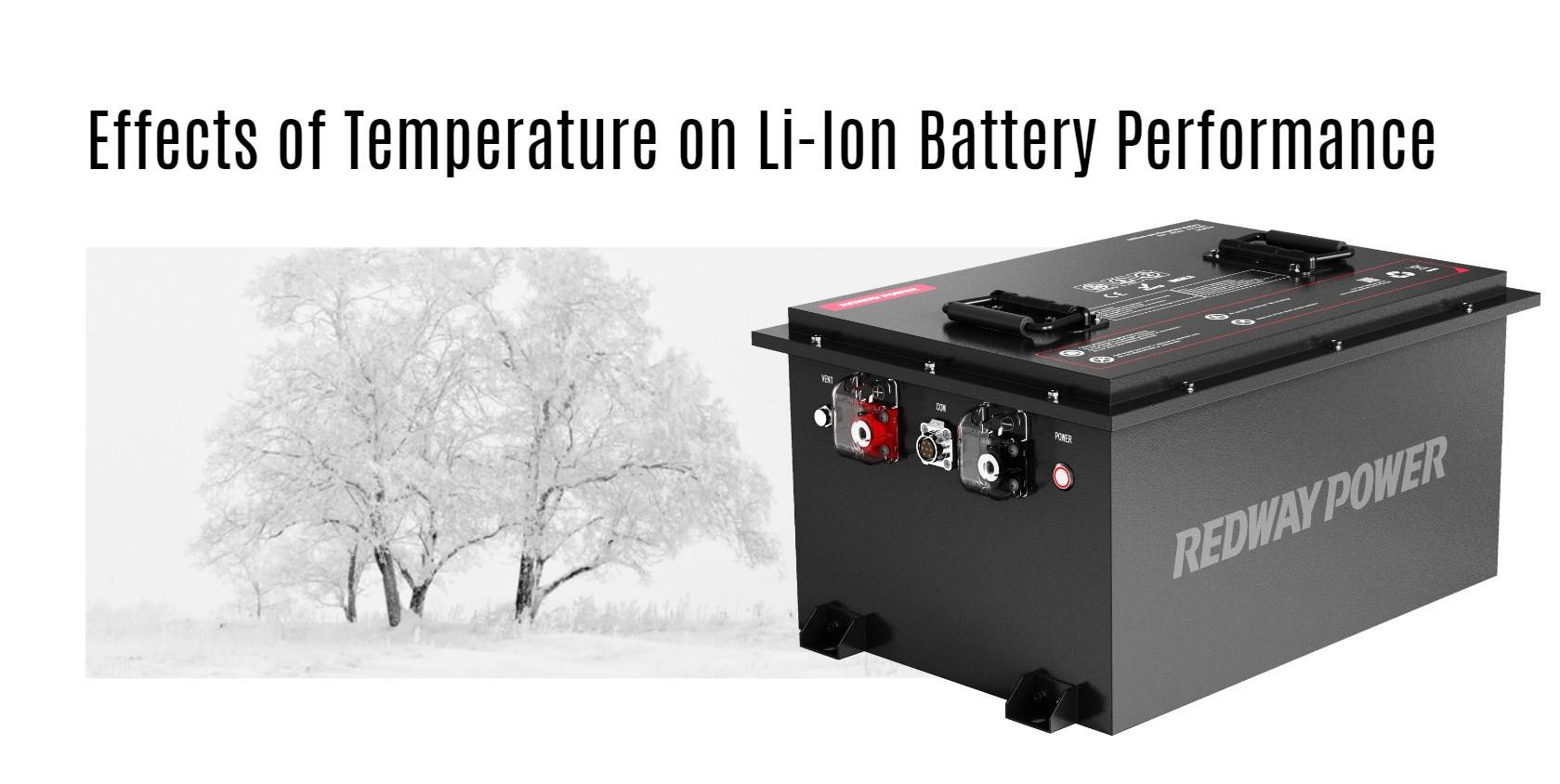 Effects of Temperature on Li-Ion Battery Performance 48v 100ah golf cart lithium battery factory manufacturer oem lifepo4 lfp