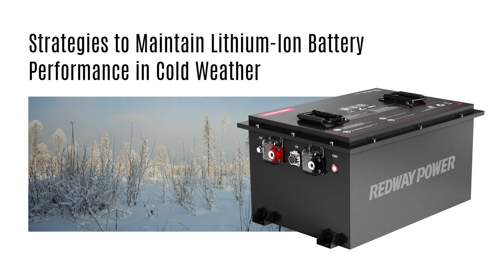 Strategies to Maintain Lithium-Ion Battery Performance in Cold Weather 48v 100ah golf cart lithium battery factory manufacturer oem lifepo4 lfp