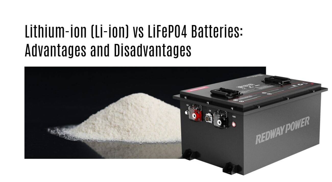 Lithium-ion (Li-ion) vs LiFePO4 Batteries: Advantages and Disadvantages 48v 100ah golf cart lithium battery factory manufacturer oem lifepo4 lfp