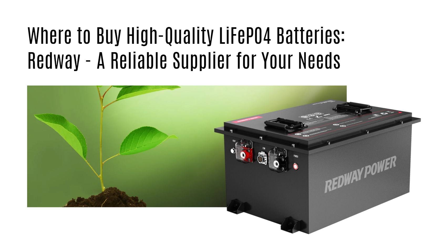 Where to Buy High-Quality LiFePO4 Batteries: Redway Power - A Reliable Supplier for Your Needs 48v 100ah golf cart lithium battery factory manufacturer oem lifepo4 lfp