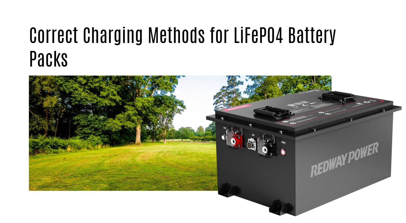 Correct Charging Methods for LiFePO4 Battery Packs 48v 100ah golf cart lithium battery factory manufacturer oem lifepo4 lfp