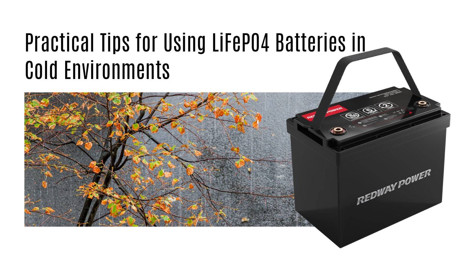 Practical Tips for Using LiFePO4 Batteries in Cold Environments 12v 100ah rv lithium battery factory oem manufacturer marine boat