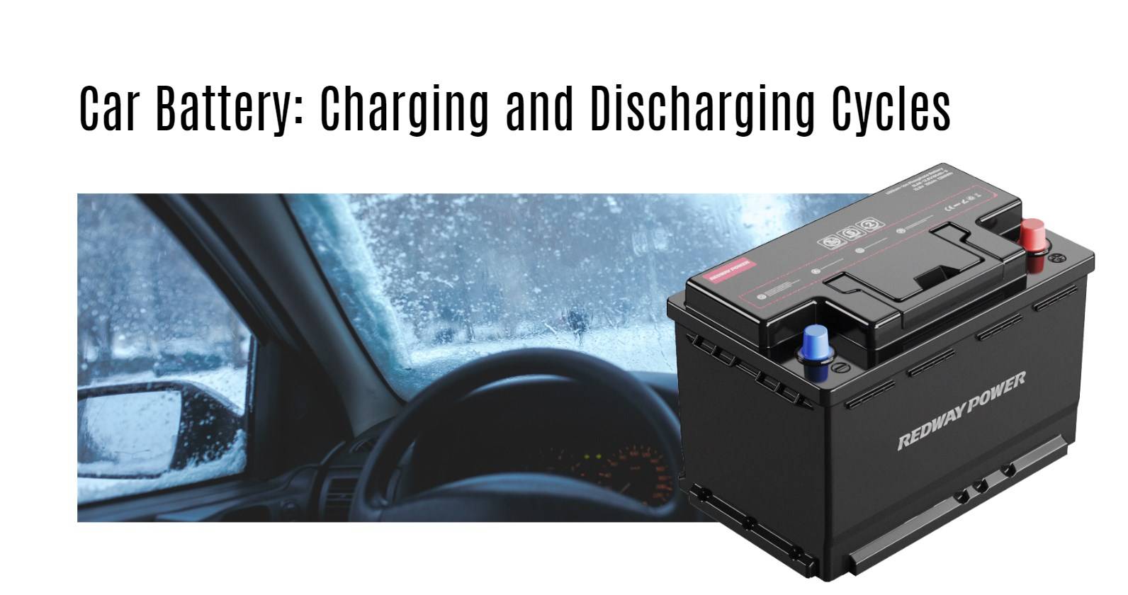 Car Battery Charging and Discharging Cycles 12V 100Ah Car Battery factory oem