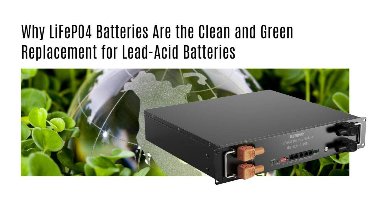 Why LiFePO4 Batteries Are the Clean and Green Replacement for Lead-Acid Batteries server rack battery factory oem manufacturer 48v 50ah