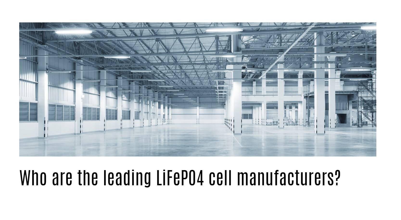 LiFepo4 cell manufacturers, Who are the leading LiFePO4 cell manufacturers?