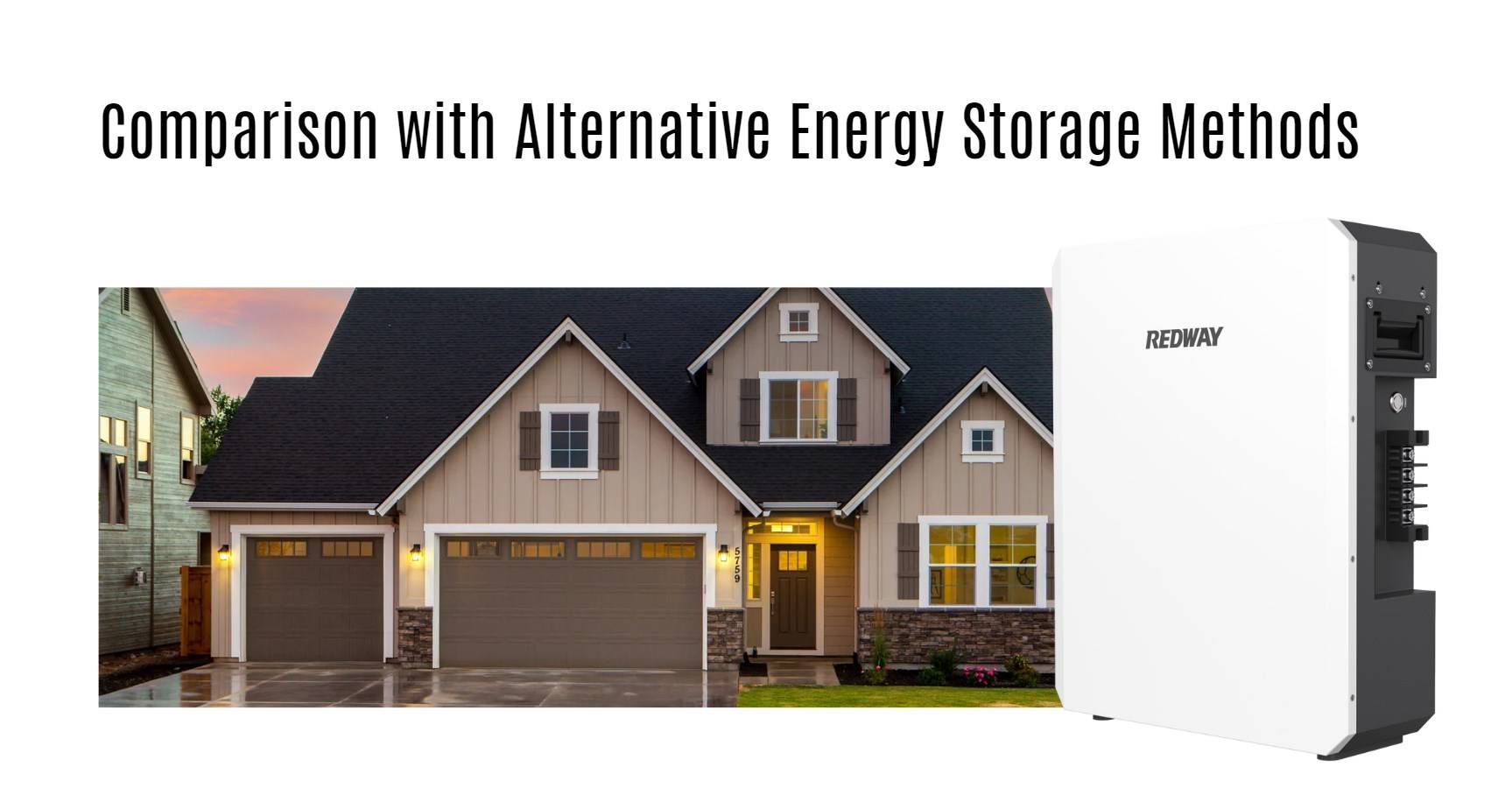 Comparison with Alternative Energy Storage Methods