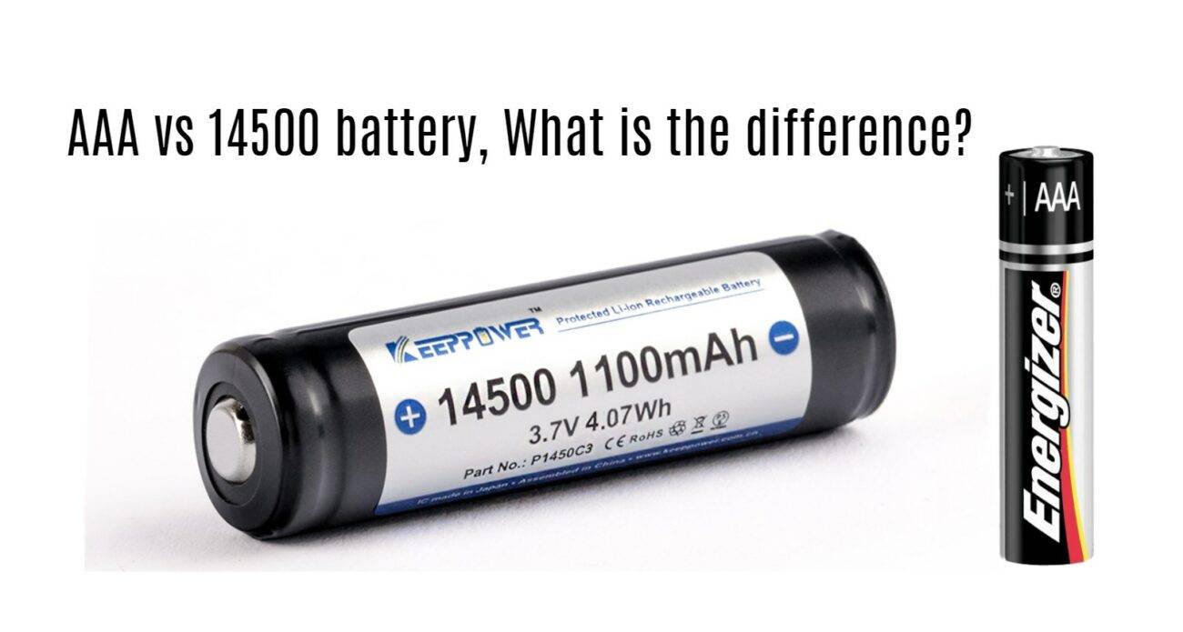 AAA vs 14500 battery, What is the difference?