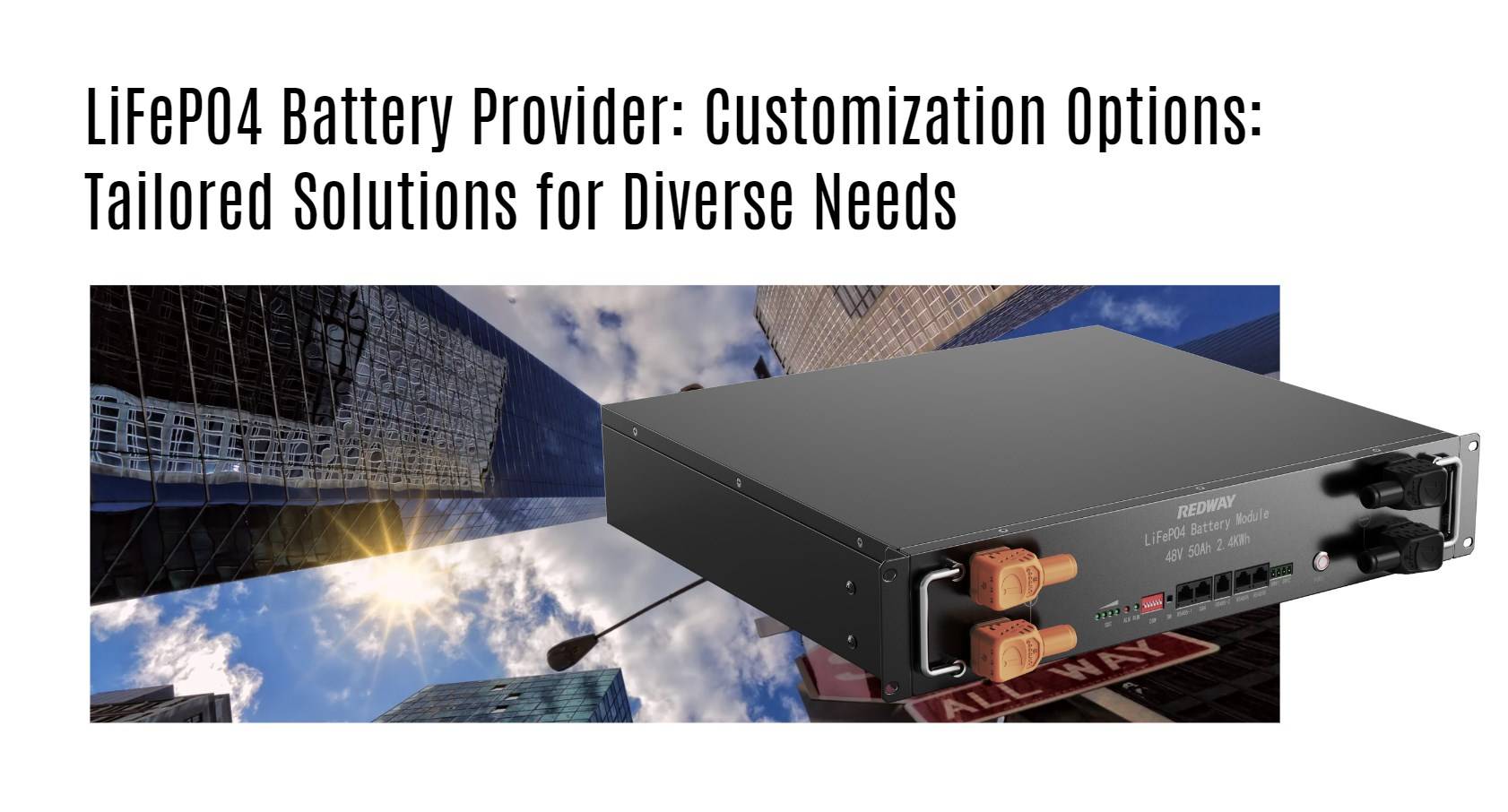 LiFePO4 Battery Provider: Customization Options: Tailored Solutions for Diverse Needs