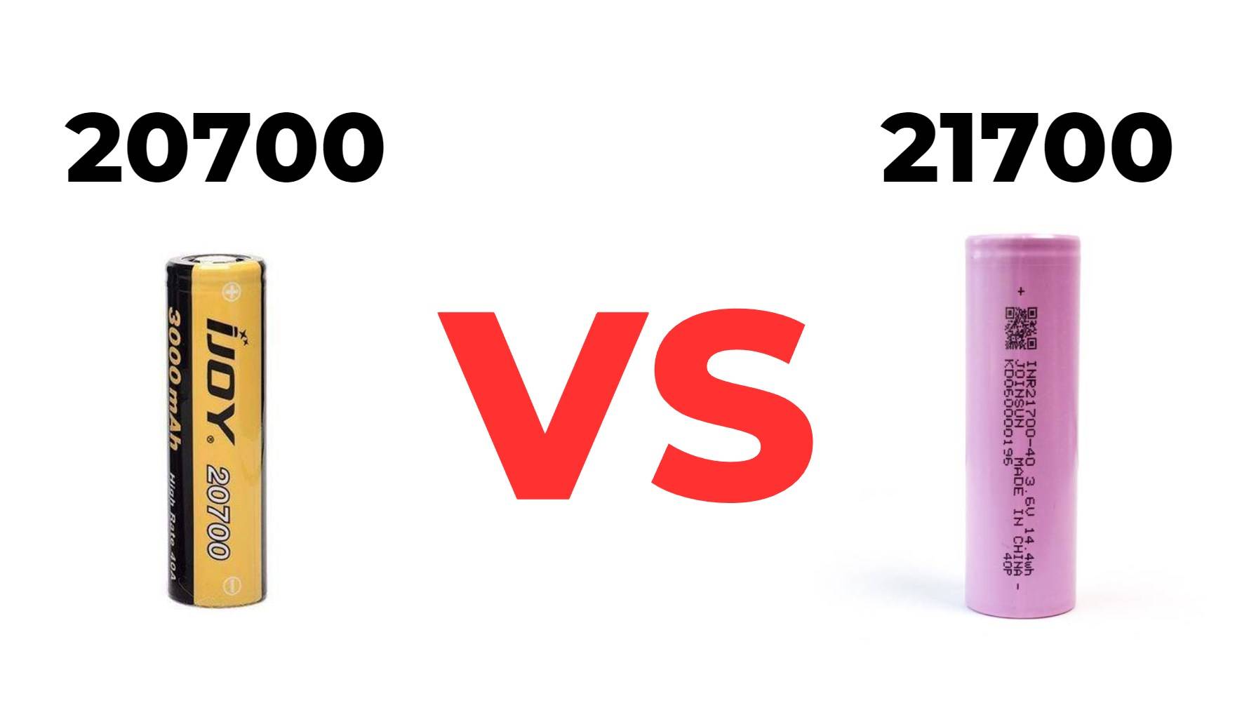 Comprehensive Comparison: 20700 vs 21700 Batteries. joinsun 21700 factory