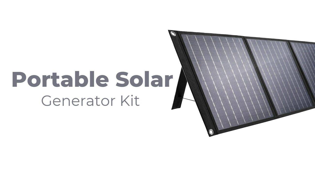 Off-Grid Energy Made Easy: Portable Solar Generator Kit