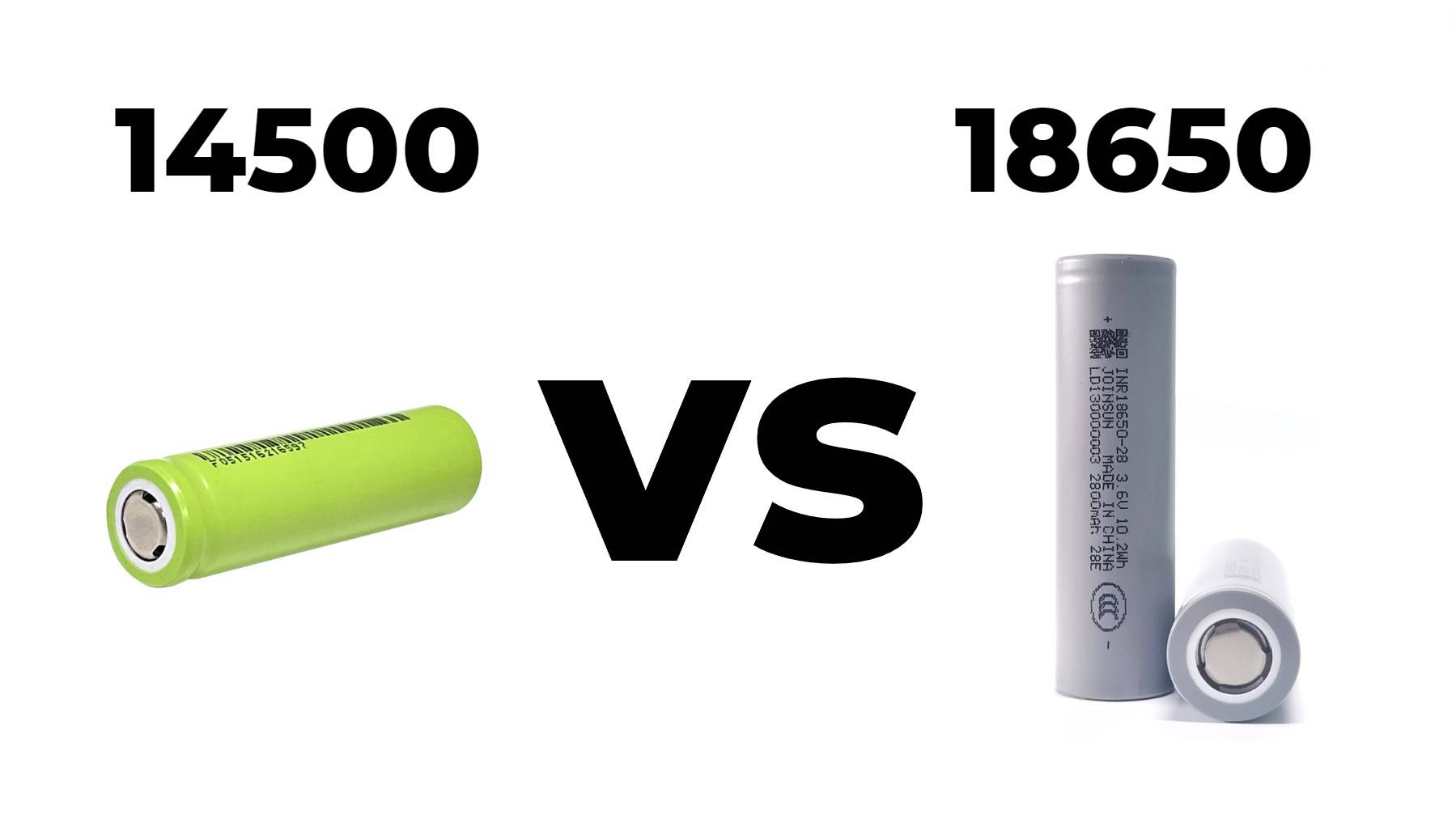 Which is Better: 14500 or 18650 Battery?