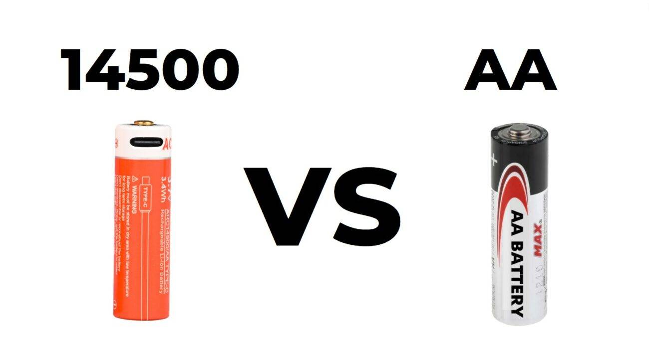 14500 vs AA Batteries: What's the Difference and Can They be Use