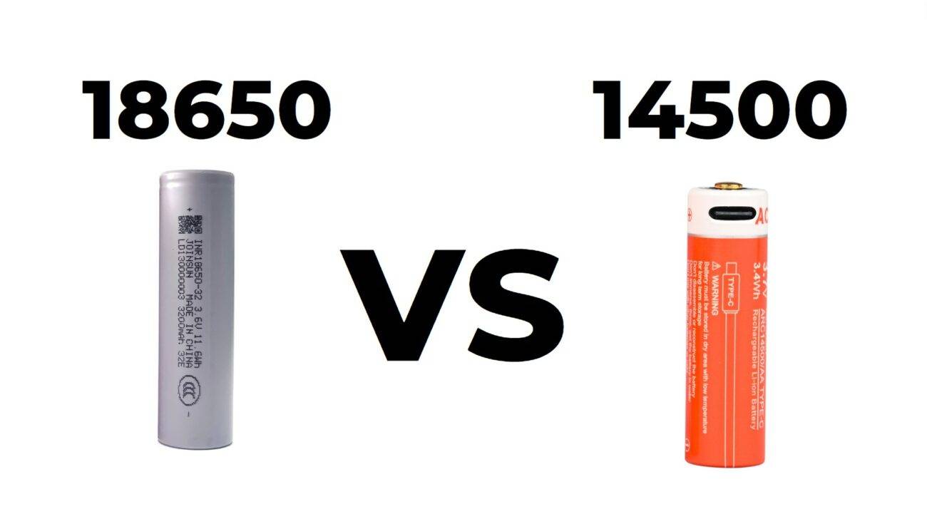 18650 vs 14500 Batteries, Breaking Down the Specs in Technical Details