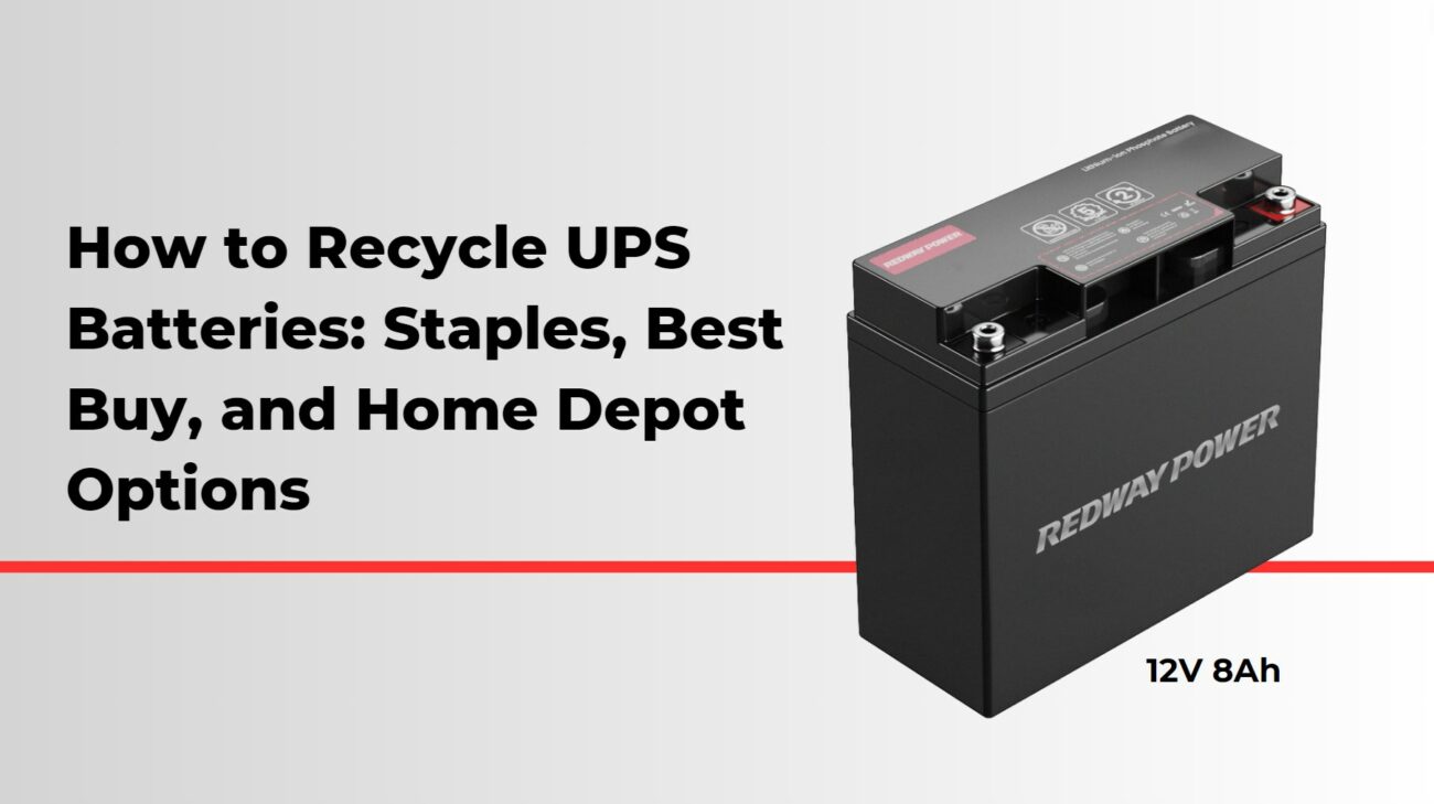 How to Recycle UPS Batteries: Staples, Best Buy, and Home Depot Options