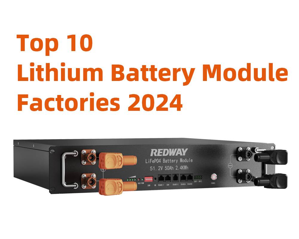 Top 10 Lithium Battery Module Factories 2024