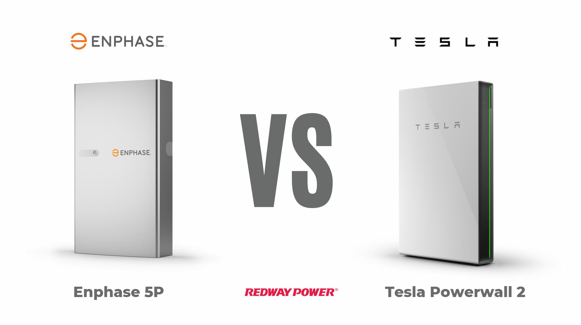 How Do Enphase Battery and Tesla Powerwall 2 Compare?