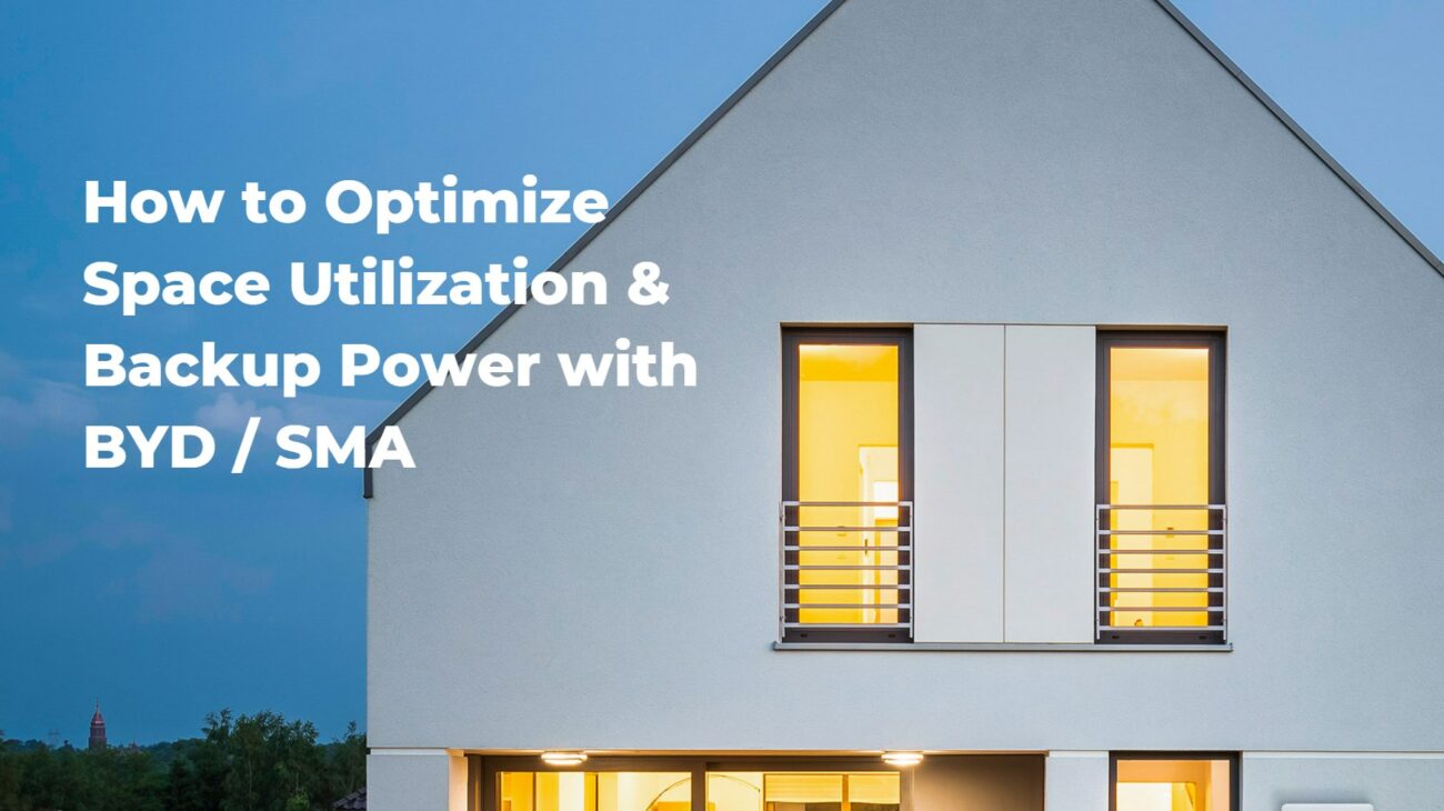 How to Optimize Space Utilization and Backup Power with BYD and SMA Technologies