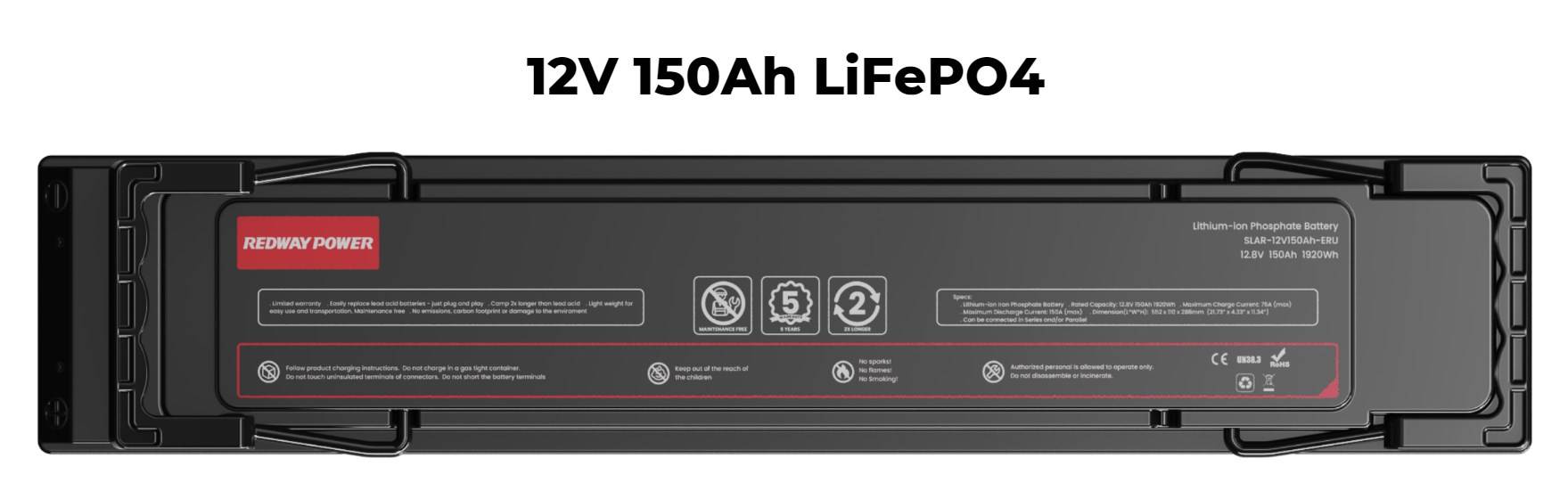 12V 150Ah LiFePO4 Battery Factory