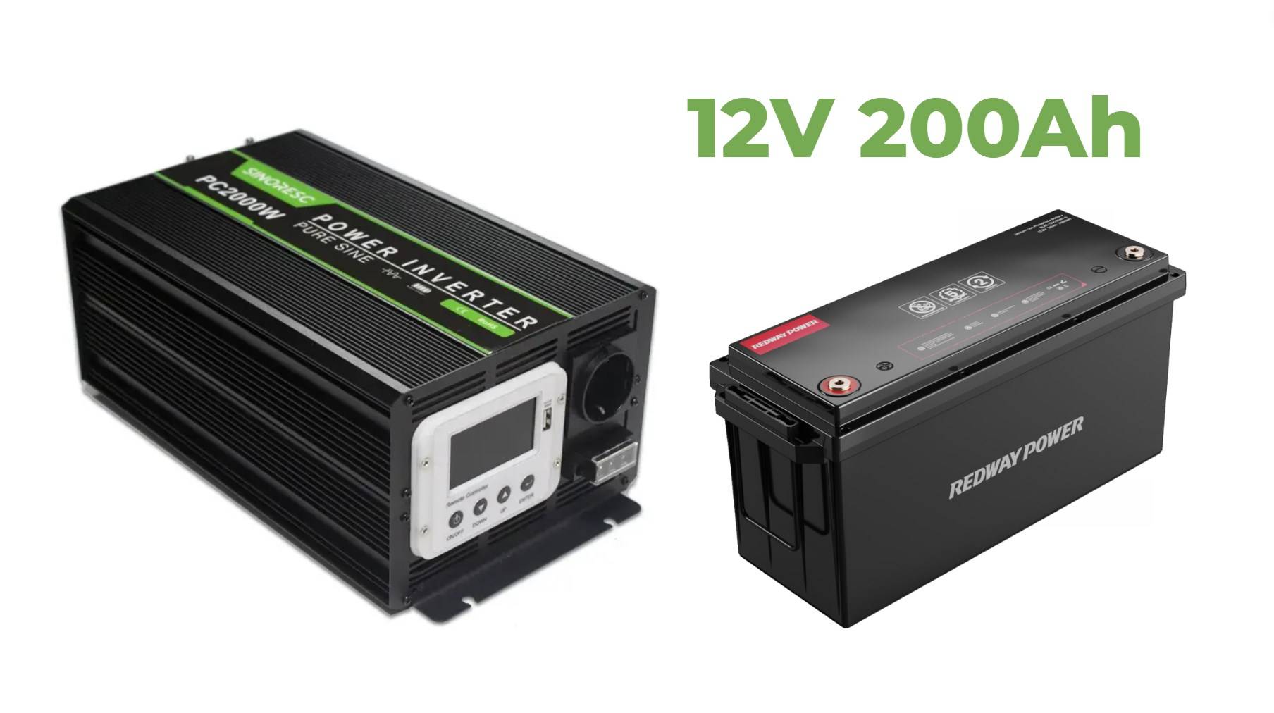 Recommended Inverter Size for a 200Ah Lithium Battery