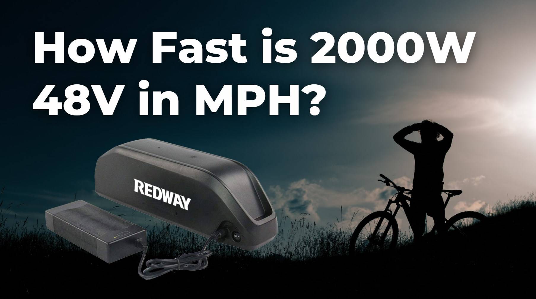 How fast is 2000W 48V in mph?