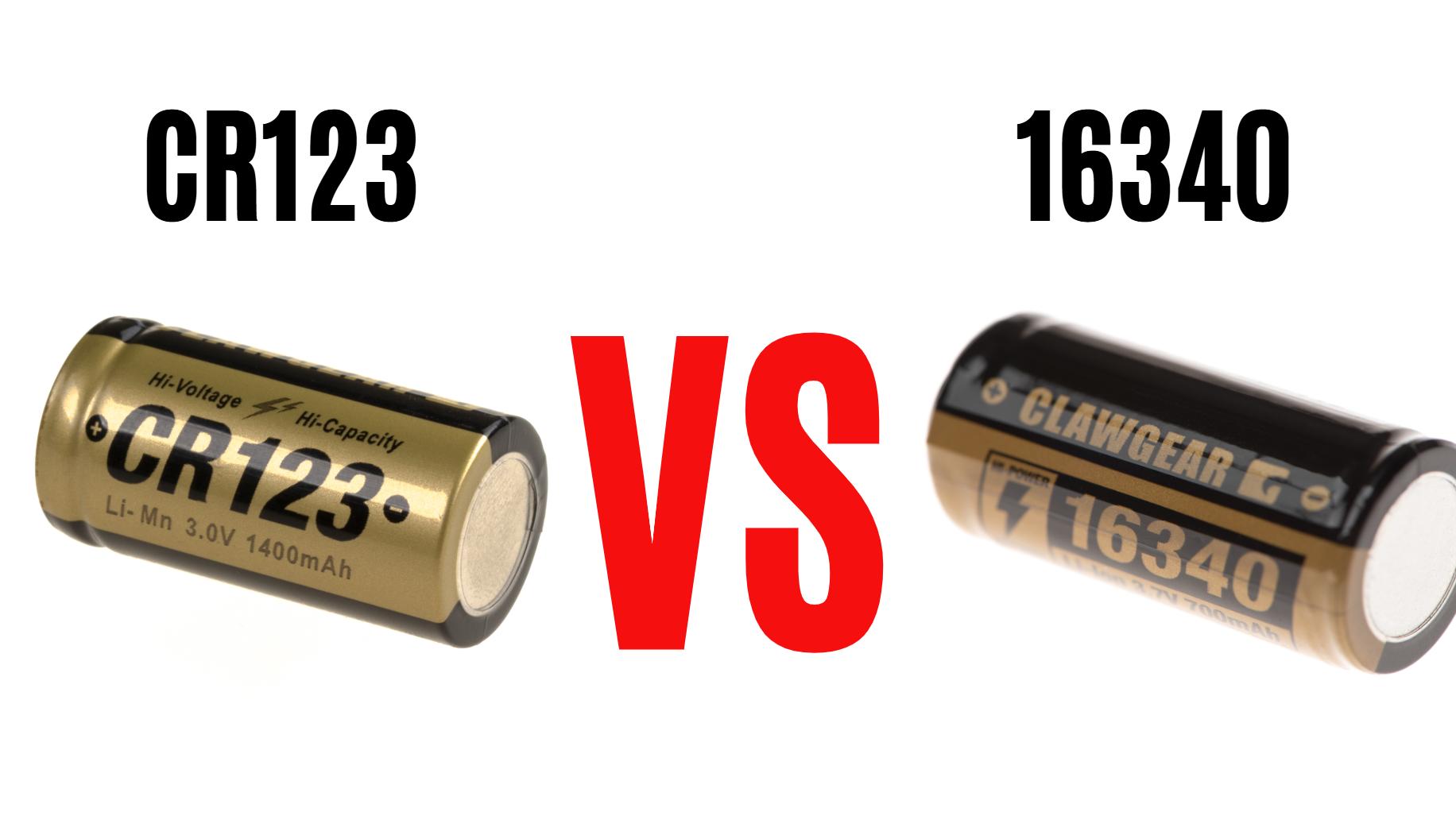 What Is the Difference Between CR123 and 16340 Batteries?