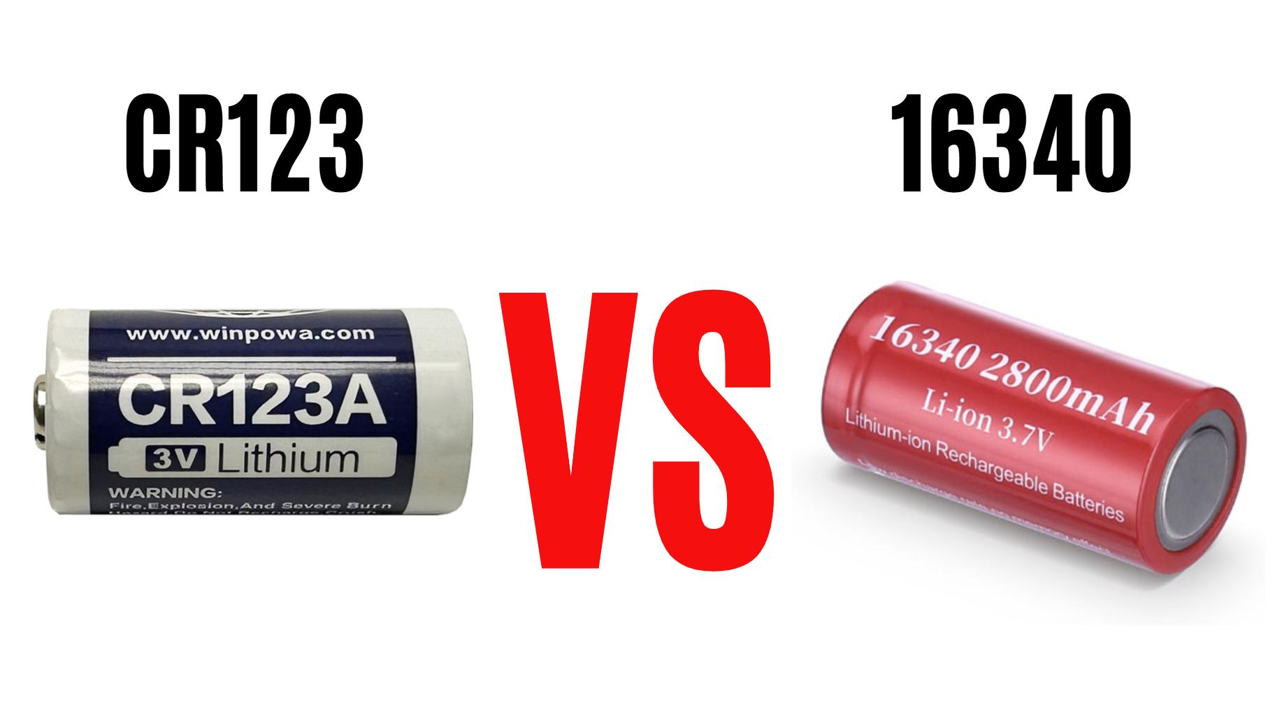 CR123 and 16340 Batteries Cost Considerations