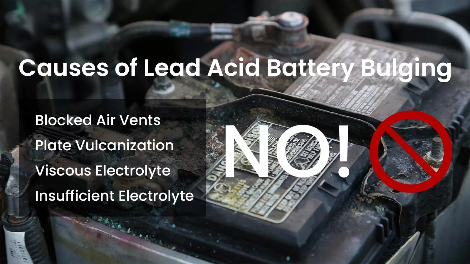 Causes of Lead Acid Battery Bulging / lead-acid battery explode