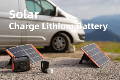 Solar Charging a lithium battery