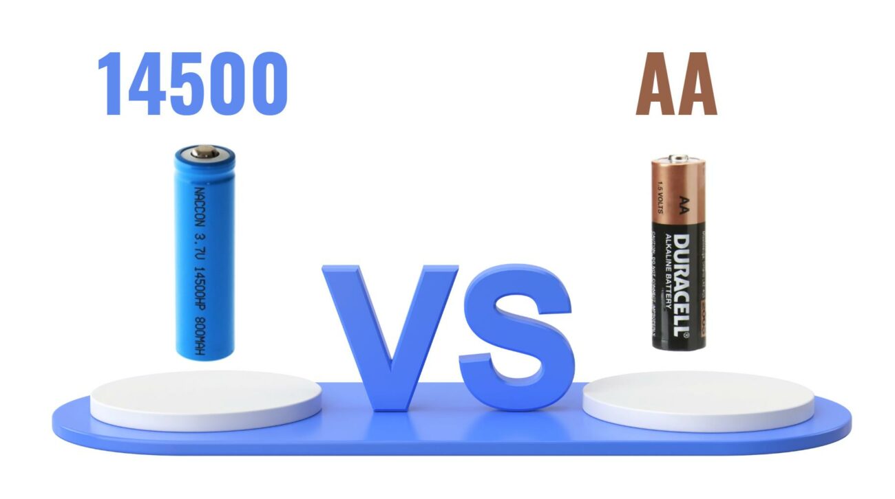 Cost Comparison: 14500 Lithium Rechargeable Battery vs. Standard AA Battery