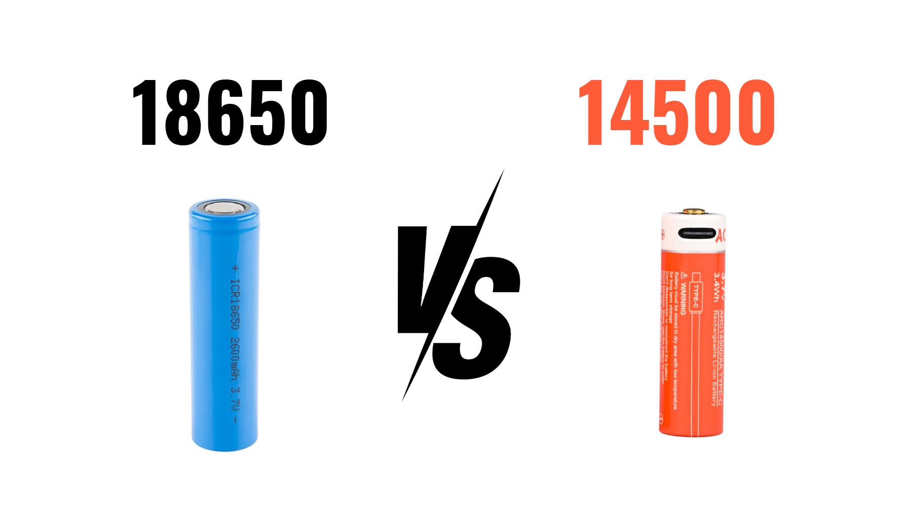 18650 vs. 14500 Batteries: A Detailed Comparison for Optimal Performance