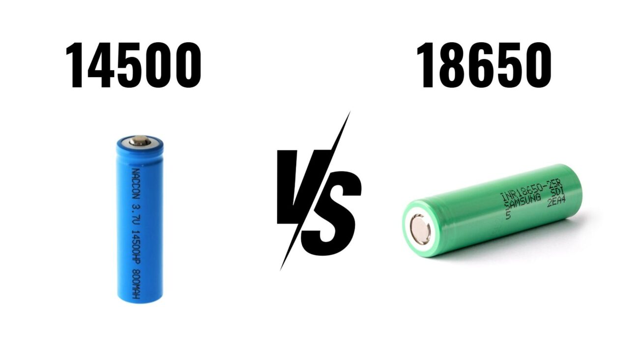 Which is Better: 14500 or 18650 Battery?