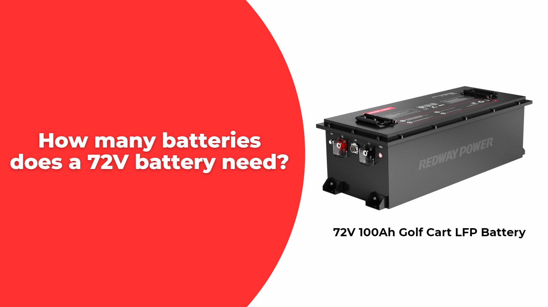 How many batteries does a 72V battery need?