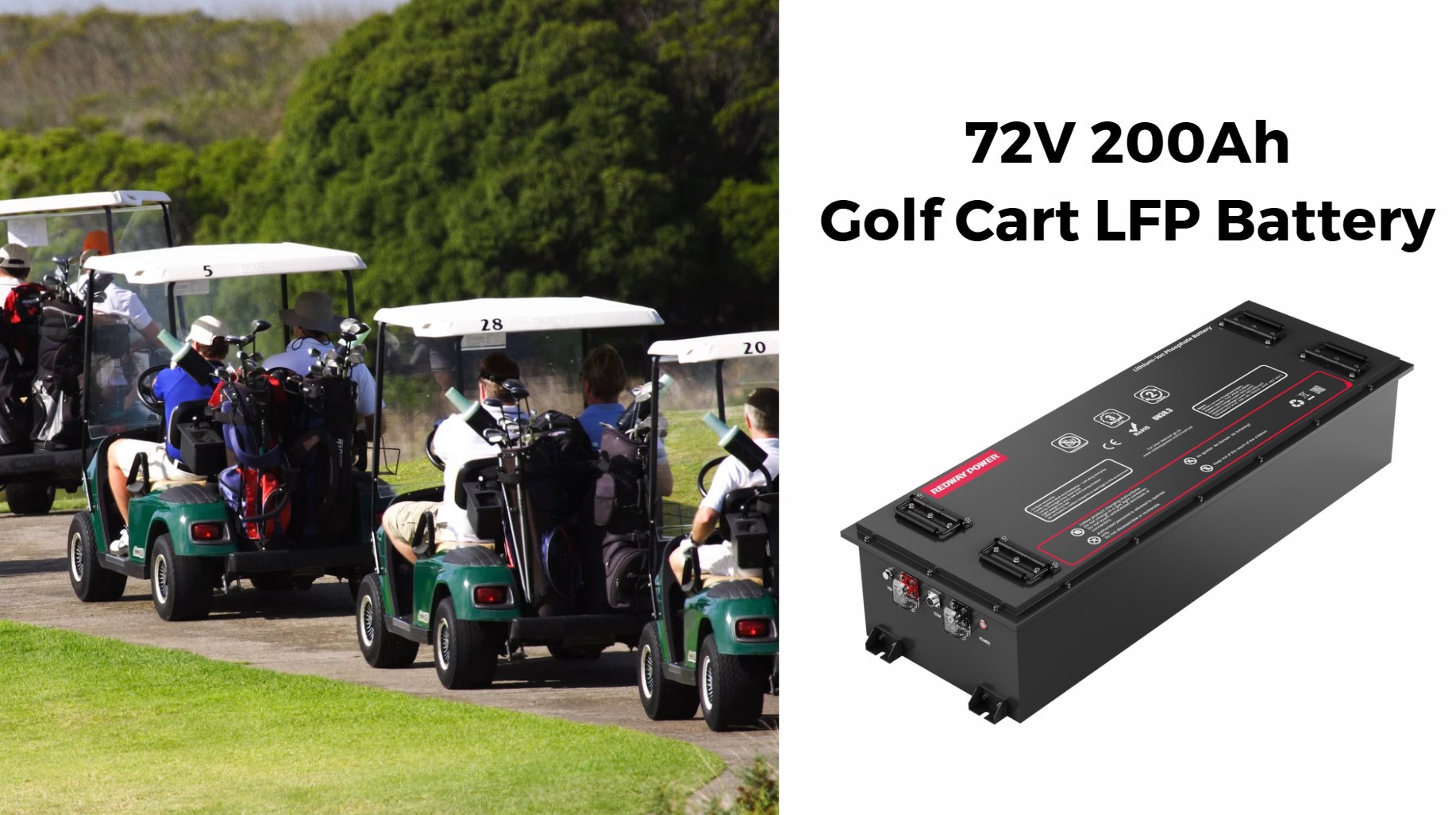 How Long Will a 72V 200Ah Lithium Golf Cart Battery Last?