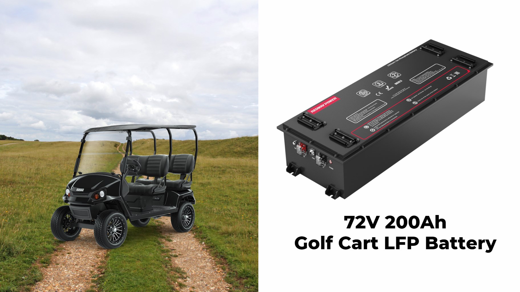 How Far Can a 72V 200Ah Lithium Golf Cart Battery Go?