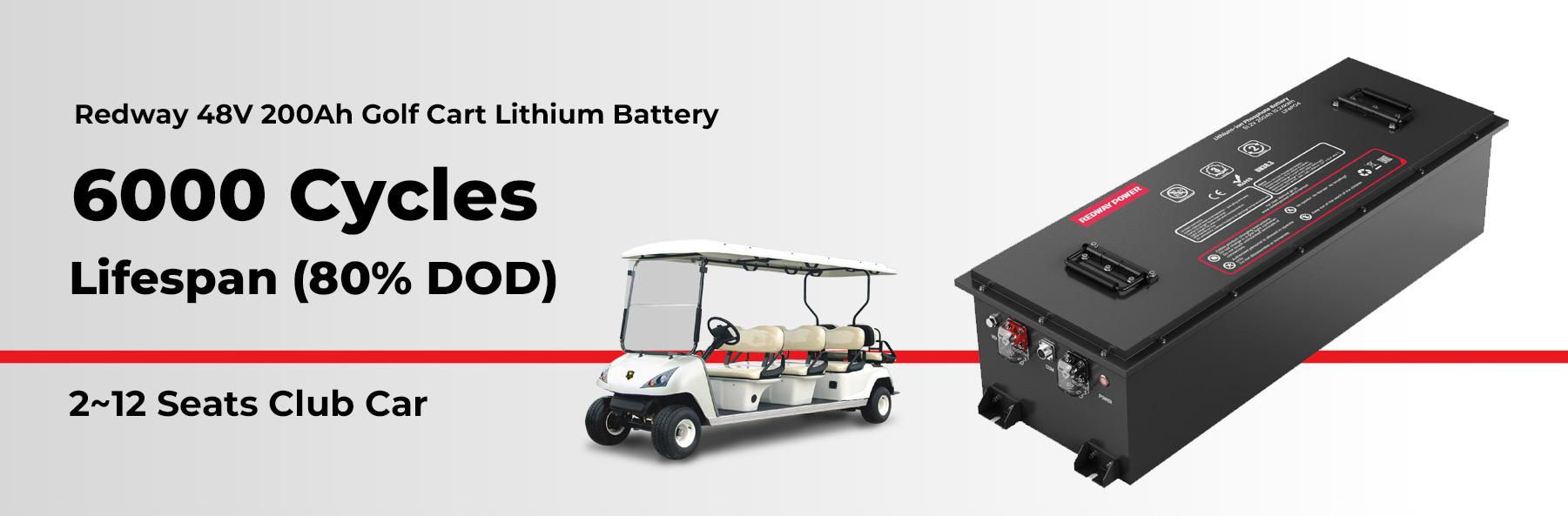 How many cycles can the battery last? 48V 200Ah LiFePO4 Golf Cart Battery