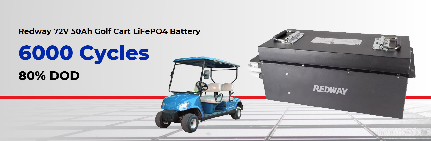 What is the cycle life of this battery? redway 72V 50Ah Lithium Golf Cart Battery