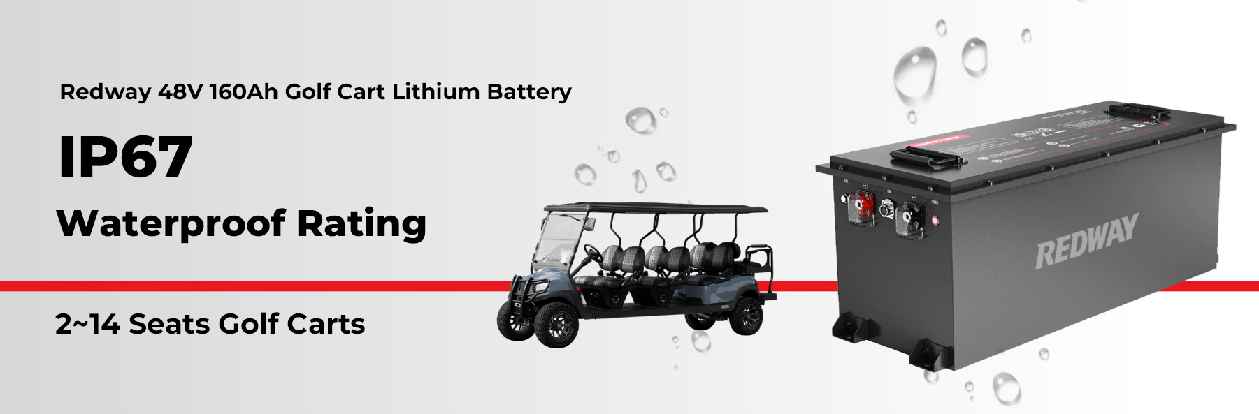 What is the IP rating of the battery? redway 48V 160Ah Golf Cart Lithium Battery