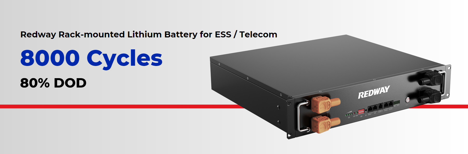 What is the cycle life of this battery? redway PM-LV5150-2U-PRO 51.2v 50ah server rack lithium battery