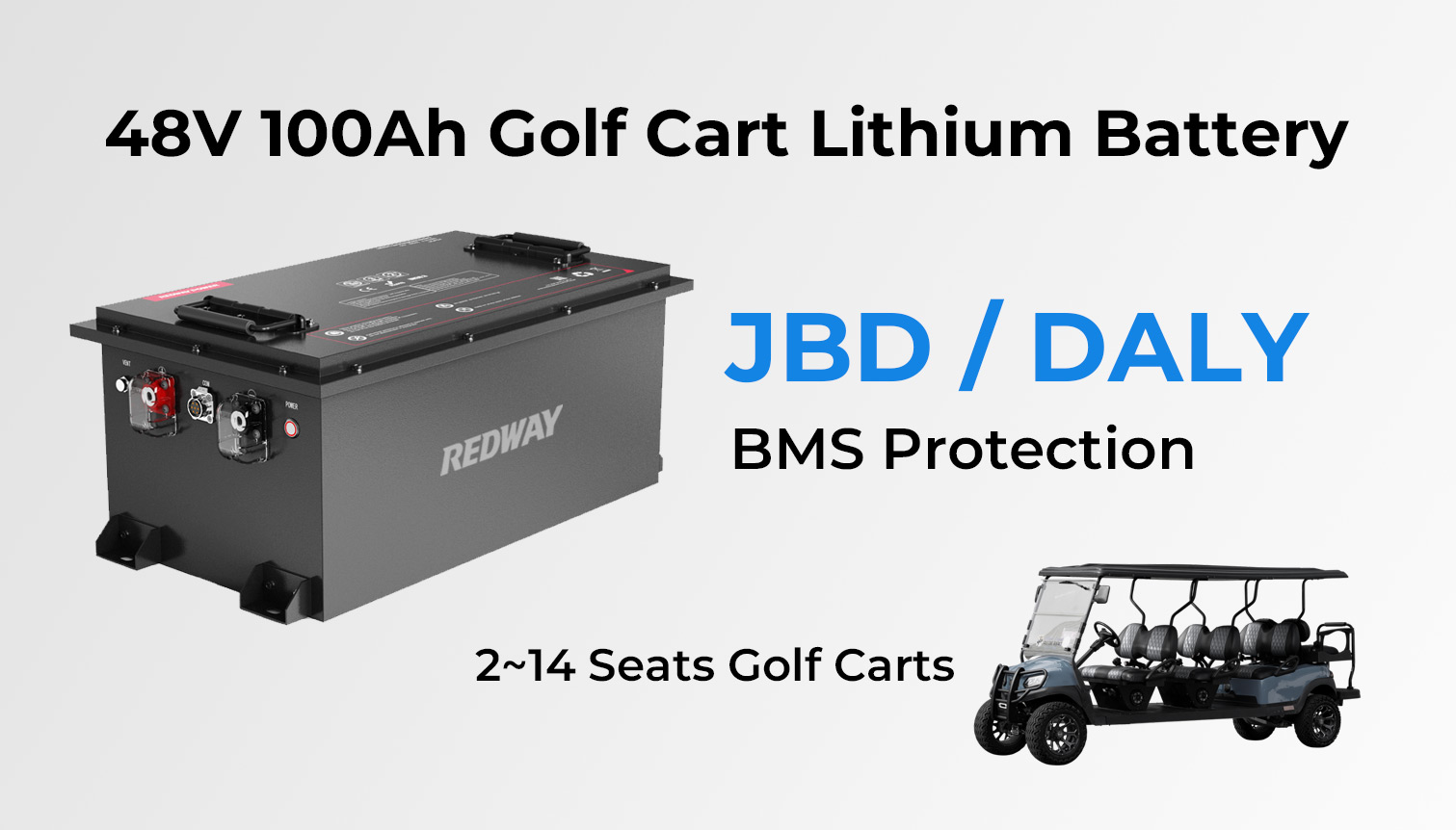 Does this battery have any safety features? redway 48v 100ah golf cart lithium battery