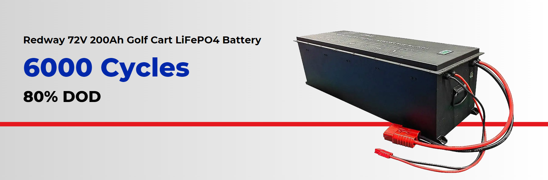 What is the typical cycle life of this battery? redway 72V 200Ah LiFePO4 Golf Cart Battery