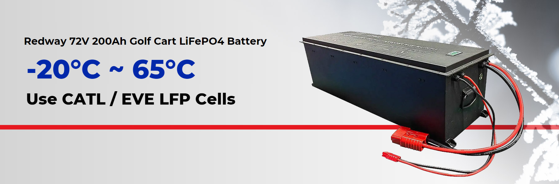 Can this battery be used in extreme temperatures? redway 72V 200Ah LiFePO4 Golf Cart Battery