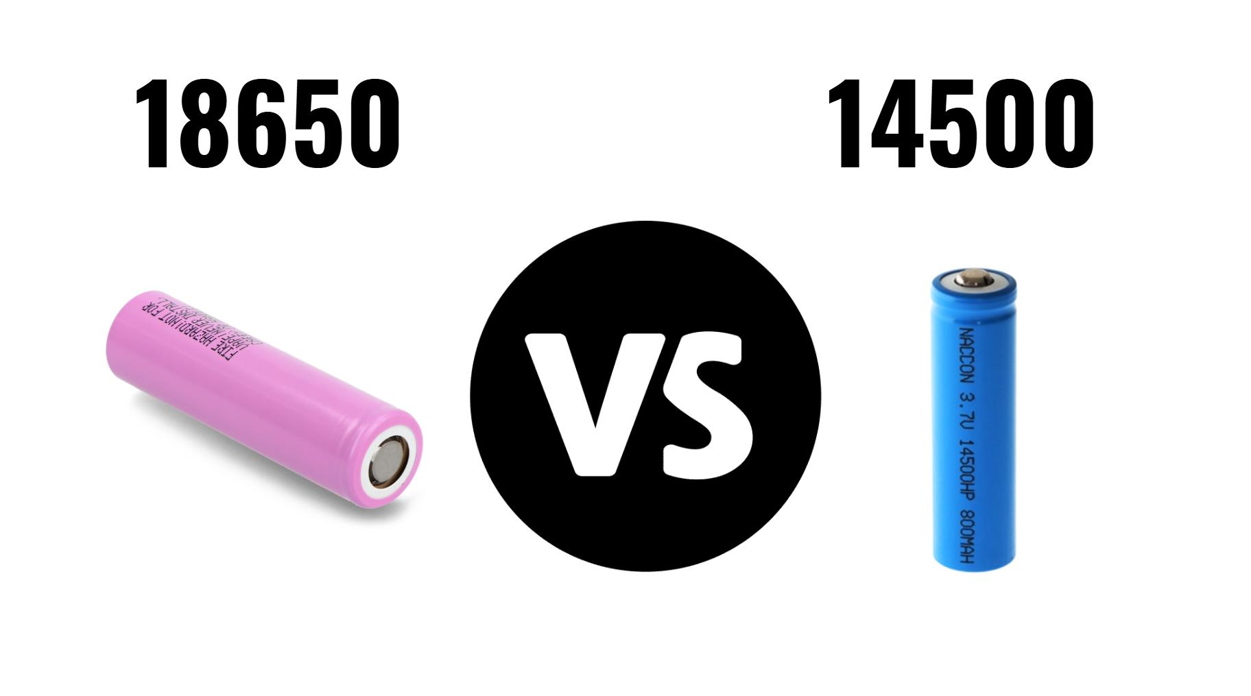 Understanding the Similarities and Differences Between 14500 and 18650 Batteries